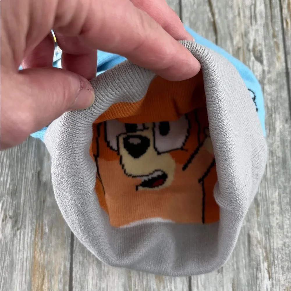 Bluey Beanie Hat & Glove Set Reversible